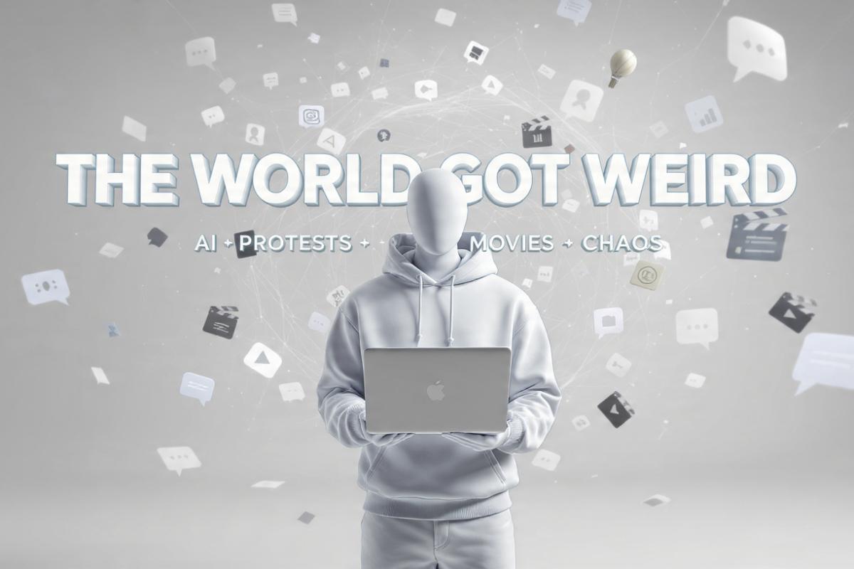 When the World Got Too Weird — A Story of AI, Protests, Movies & Chaos